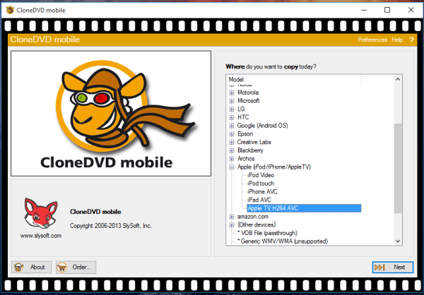 convert DVD movie for iphone